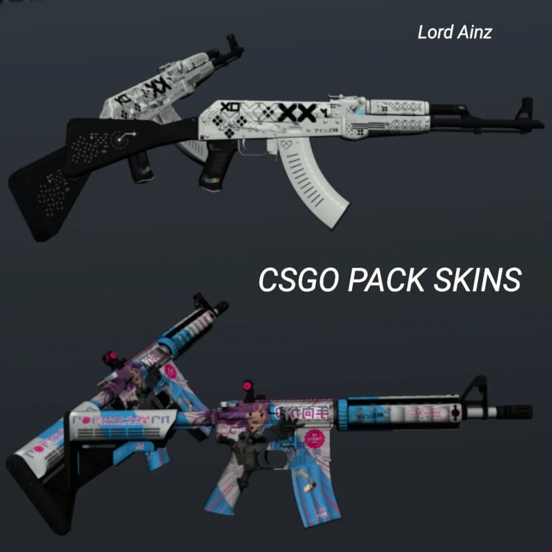 ak and m4 skin pack