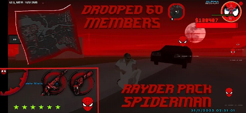 دانلود پک سمپ 🕸️ SpiderMan Pack By Rayder 🕸️ - پک Android اندروید lifestylemod.ir#213